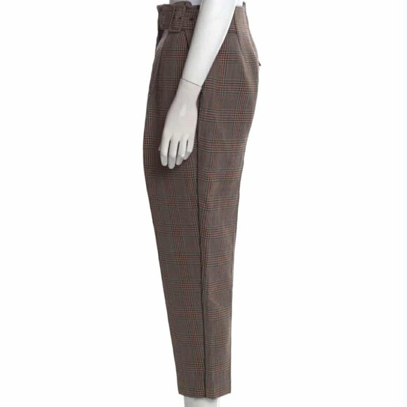 3.1 Phillip Lim Plaid Print Straight Leg Pants Size: S - Picture 3 of 3